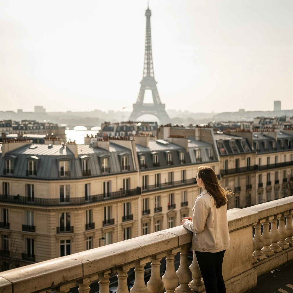 Studerende i Paris med Det Obelske Familiefond stipendium til udlandsophold 2026